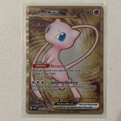Pokemon Mew EX 205/165 Scarlet & Violet 151 Hyper Rare 180 HP Holo Ability Card - Image 1