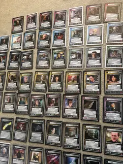 Star Trek CCG 1E Lot of 100 Rare Cards! NO DUPES!! Tuvok The Doctor Martok - Image 3