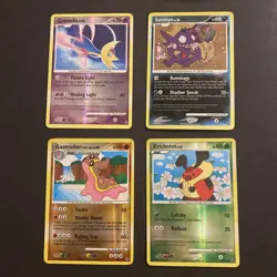 Pokemon TCG Diamond and Pearl Era Reverse Holo 4 Card Lot - Image 1