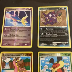 Pokemon TCG Diamond and Pearl Era Reverse Holo 4 Card Lot - Image 2