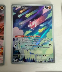 Pokemon Paradox Rift Card LOT! Groudon 199/182 Minior 201/182 Illustration Rare - Image 3