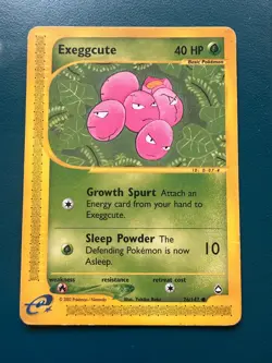 Aquapolis Exeggcute 76/147 - Pokemon Common Card MP - Image 1