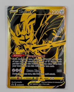 New Sealed Zacian V SWSH076 SWSH: Sword & Shield Promo Cards Holo - Image 1