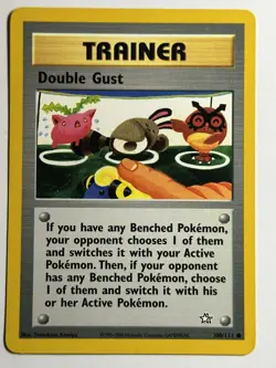 Double Gust Neo Genesis 100/111 MP-LP Pokemon Card - Image 1