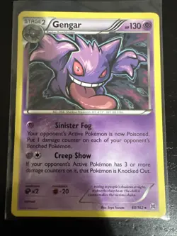 Pokemon Gengar Holo Rare Card 60/162 XY Breakthrough 2015 - Image 2
