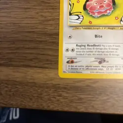 Pokemon TCG Neo Revelation 1st Edition Snubbull 55/64 Regular Card LP - Image 3