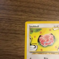 Pokemon TCG Neo Revelation 1st Edition Snubbull 55/64 Regular Card LP - Image 4