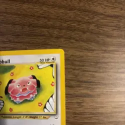 Pokemon TCG Neo Revelation 1st Edition Snubbull 55/64 Regular Card LP - Image 5
