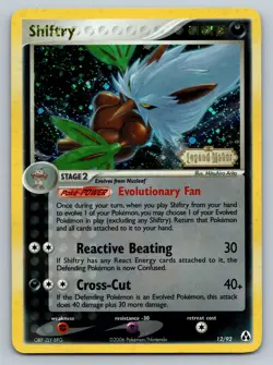 Shiftry 12/92 Reverse Holo - Legend Maker Pokemon Card - LP - Image 1