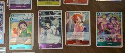 One Piece Heroines Edition 40 card rare or better lot, Nami, Boa some duplicates - Image 5