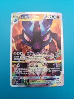 Lucario VSTAR SWSH291 SWSH: Sword & Shield Promo Cards Holo - Image 1