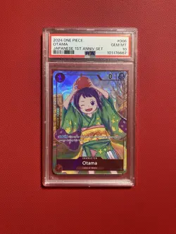 One Piece Otama OP01-006 Japanese 1st Anniversary Set PSA 10 English Card TCG - Image 1