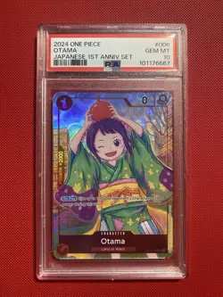 One Piece Otama OP01-006 Japanese 1st Anniversary Set PSA 10 English Card TCG - Image 2