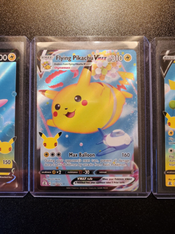 Surfing Pikachu & Flying Pikachu V & Vmax 3 Card Set Pokemon TCG Celebrations NM - Image 3