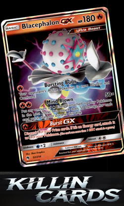 Blacephalon GX 52/214 Pokemon Ultra Rare SM - Lost Thunder Card NM - Image 1