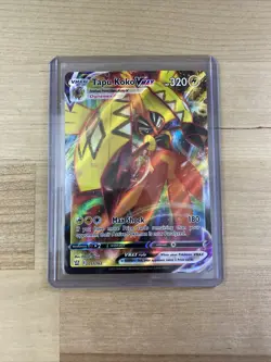 Tapu Koko Vmax 051/163 Battle Styles NM Full Art Ultra Rare Pokemon Card - Image 1