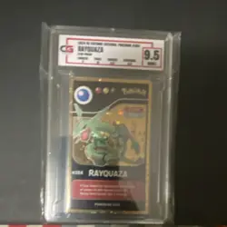Pokemon Rayquaza Promo Holo CG Graded 9.5 Card 384 TCG Dragon - Image 1