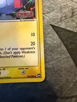 Magnemite 54/108 Reverse Holo Stamped Power Keepers Pokemon Card - LP - Image 2