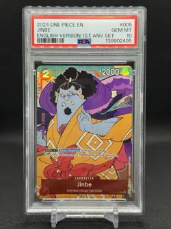 Jinbe PSA 10 Card One Piece ST10-005 English Version 1st Anniversary Set - Image 1