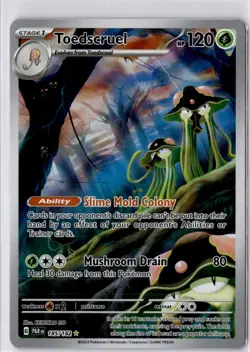 Pokemon Card TCG - Toedscruel 185/182 Illustration Rare Paradox Rift Near Mint - Image 1