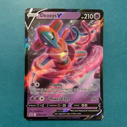 Pokemon TCG MP Deoxys V - SWSH266 - SWSH: Sword & Shield Promo Cards (SWSD) Holo - Image 1