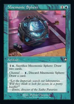 Mnemonic Sphere 88 Near Mint BRC Commander: The Brothers' War MTG Magic - Image 1