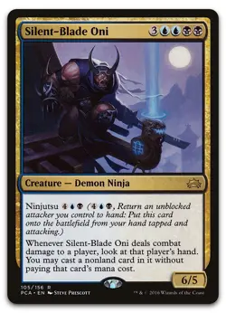 Silent-Blade Oni #105 (NM) Planechase Anthology PCA Magic MTG - Image 1