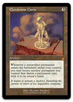 Cloudstone Curio (Retro Frame) #391 (NM) Ravnica Remastered RVR Magic MTG - Image 1