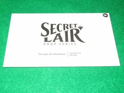MTG SECRET LAIR: THROUGH THE WORMHOLE GALAXY FOIL NEW SEALED - Image 1