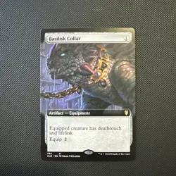 MTG Basilisk Collar CLB Baldurs Gate Extended Art 595 - Image 1
