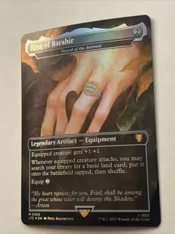1x Ring of Barahir (Sword of the Animist) (355) ~~ Borderless - Foil NM-Mint, En - Image 2