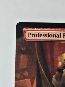 PROFESSIONAL FACE-BREAKER Dan Scott ARTIST SIGNED Auto MTG Magic non-foil Miscut - Image 3