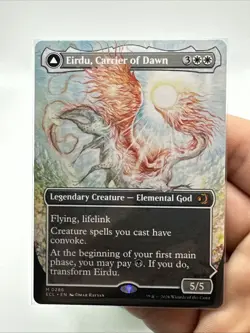 EIRDU, CARRIER OF DAWN ISILU [Borderless] - Mythic - ECL Lorwyn Eclipsed MTG - Image 2
