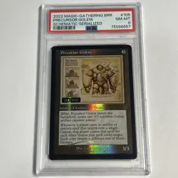 MTG PRECURSOR GOLEM Retro Foil Serialized 152/500 - The Brothers’ War - BRO - Image 1
