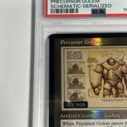 MTG PRECURSOR GOLEM Retro Foil Serialized 152/500 - The Brothers’ War - BRO - Image 2
