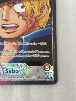Sabo (004) (Alternate Art) OP13-004 Carrying On His Will One Piece Foil NM - Image 4