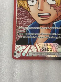 Sabo (004) (Alternate Art) OP13-004 Carrying On His Will One Piece Foil NM - Image 5