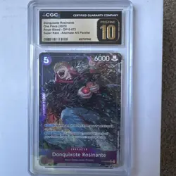 One Piece Donquixote Rosinante OP10-072 SR Alt Art (English) CGC Pristine 10 - Image 1