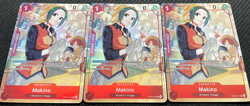 3x ENGLISH Makino OP02-015 AA PROMO Japanese 1st Anniversary Set - One Piece TCG - Image 1