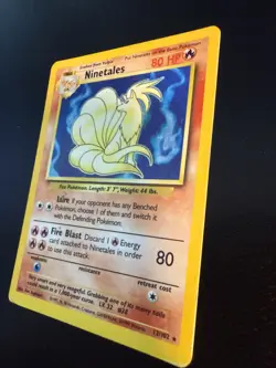 Ninetales Holo Unlimited Rare Pokemon TCG Card 12/102 Base Set MP/HP - Image 3