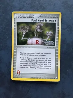 Pokemon Card – Pow! Hand Extension Reverse – 85/109 – Team Rocket Returns – 2004 - Image 1