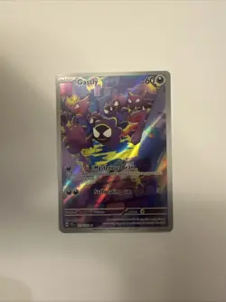 Pokemon TCG Gastly Illustration Rare IR Holo Card 177/162 Temporal Forces - Image 1
