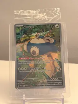 Pokemon Card Snorlax SVP 051 Scarlet & Violet 151 BLACK STAR PROMO NM Sealed - Image 1