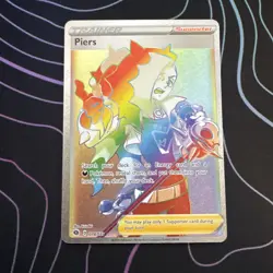 Pokemon Piers TCG 78/73 Champions Path Trainer Rainbow Holo Card - Image 1