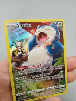 Pokemon Card Snorlax TG10/TG30 Lost Origin Trainer Gallery Holo - Image 3