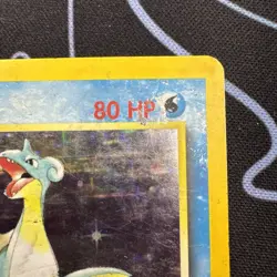 Pokemon TCG Lapras Fossil Holo Unlimited Rare Card 10/62 HP Condition - Image 3