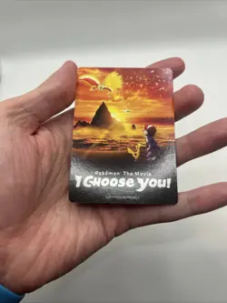 2017 Pikachu & Ash Pokemon the Movie I Choose You Promo Insert Card - Image 4