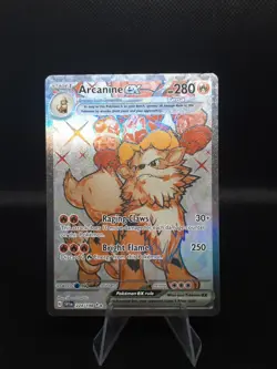 Pokemon Arcanine EX Holo Ultra Rare TCG Card 224/198 Scarlet & Violet Base Set - Image 1