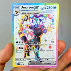 Pokemon TCG Umbreon 176 & Espeon ex 175 SVP Promo Set Prismatic Portuguese Card - Image 4