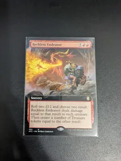 Reckless Endeavor (Extended Art) Commander: Adventures in the Forgotten Realms - Image 1